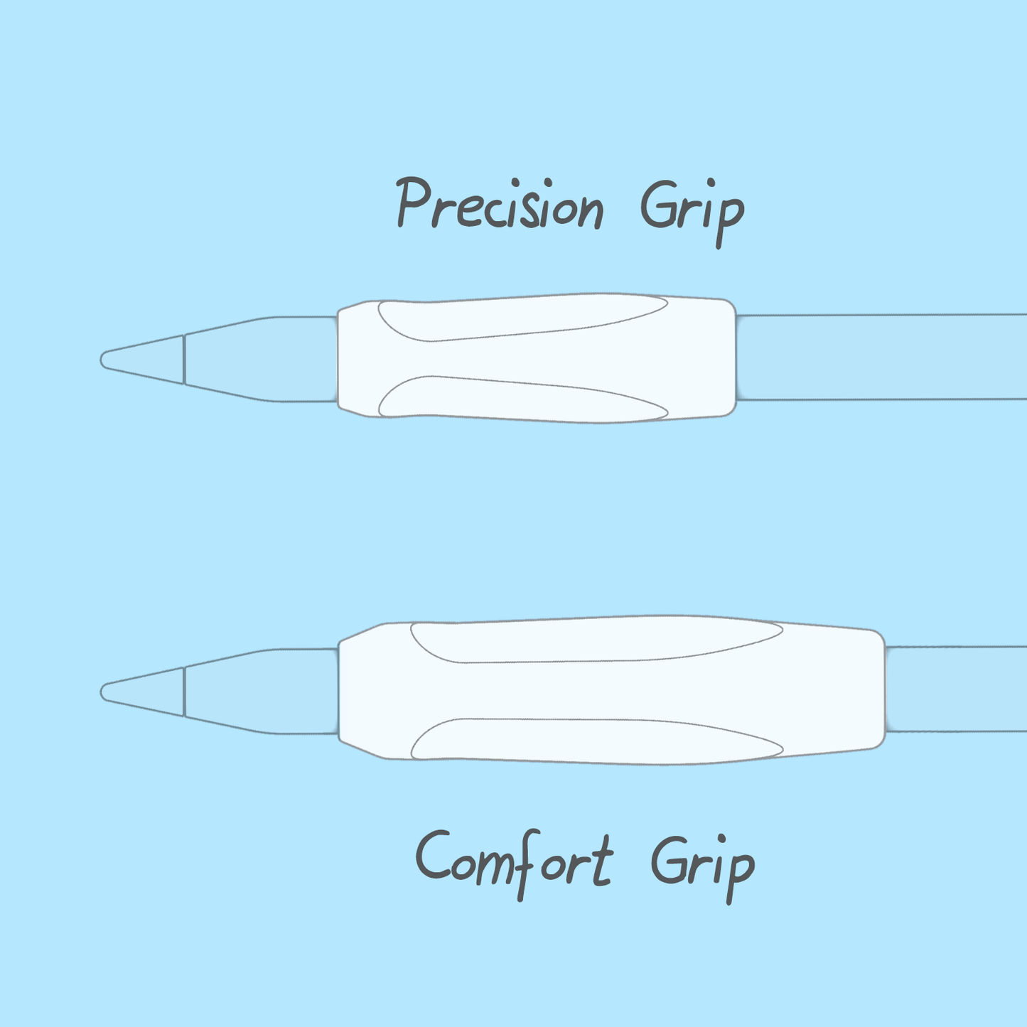 Plannafy’s Pencil Grips (1st Generation) - Transparent